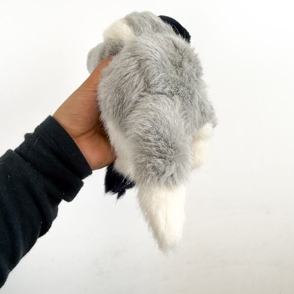 Vintage 1992 Tyco Kitty Kitty Kittens Cat Gray Black Purring Purs Stuffed Animal - Picture 5 of 8